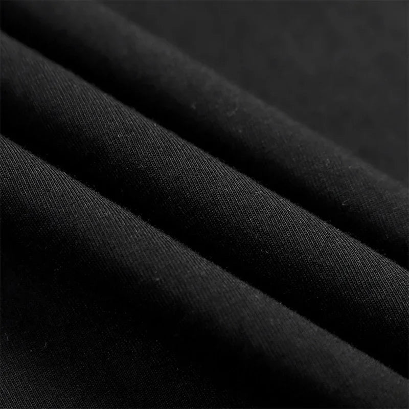 2025 Minimalist Office T-Shirt Men's Premium Pima Cotton Slim Fit Wrinkle-Resistant Business Casual Layering Base