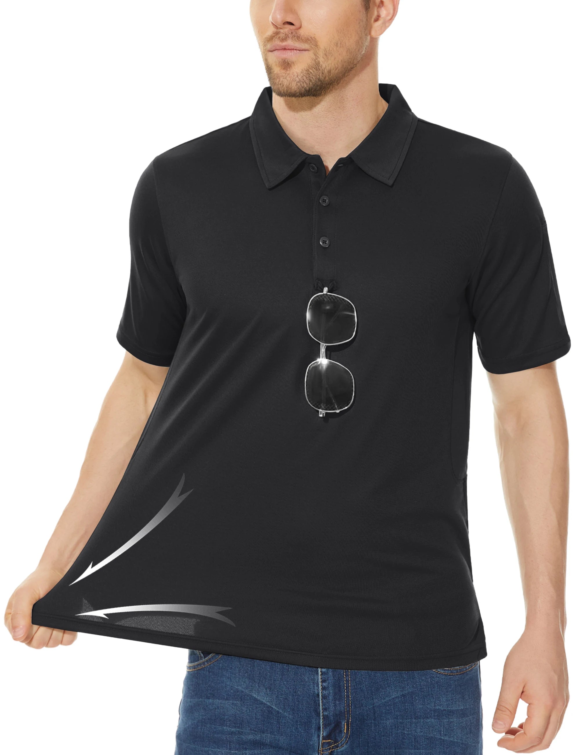 Mens Polo Summer Colorful Fashion Polo Tee Shirts Men's Short Sleeve T-shirt Quick Dry Team Work Green T-Shirt Tee Tops Clothing