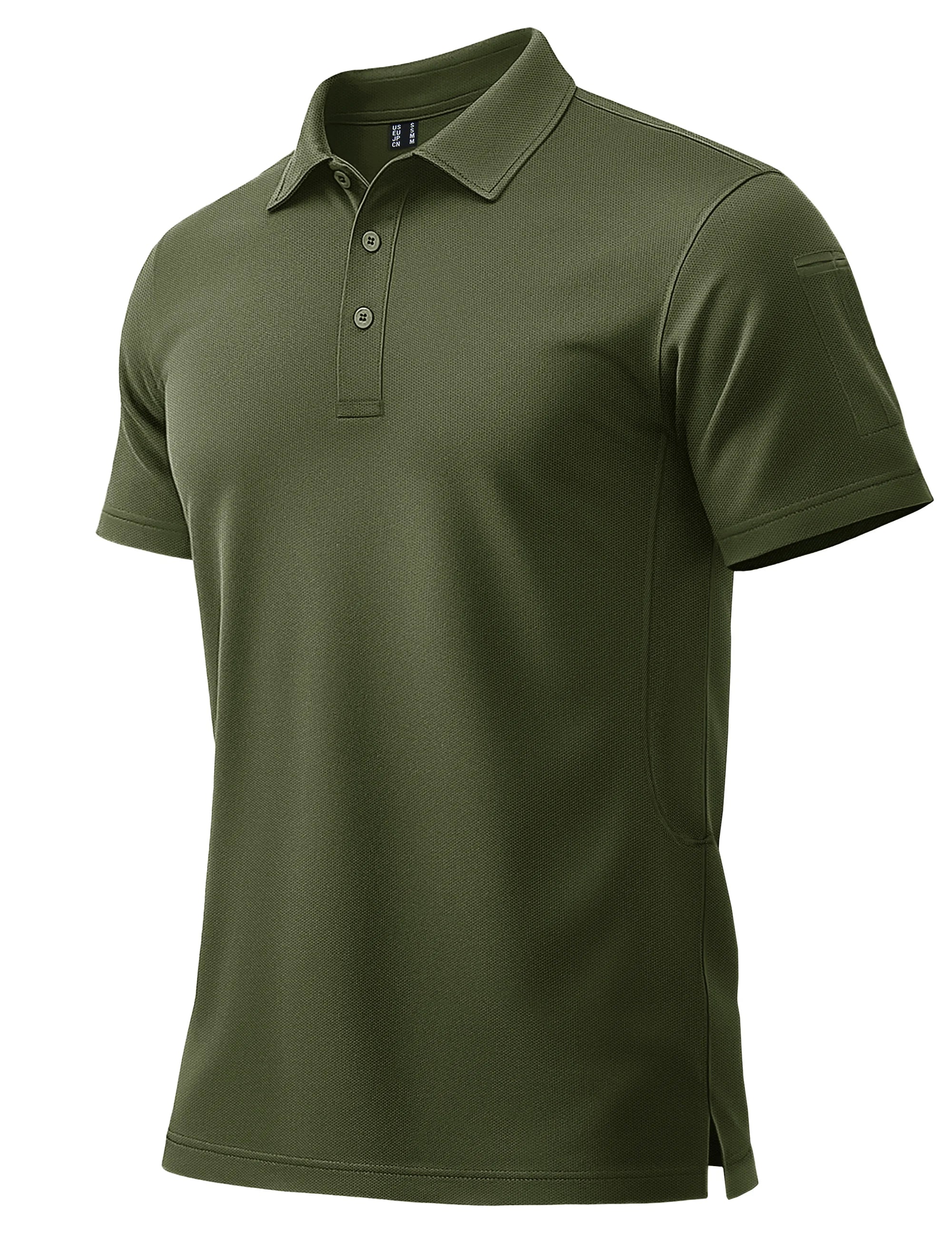 Mens Polo Summer Colorful Fashion Polo Tee Shirts Men's Short Sleeve T-shirt Quick Dry Team Work Green T-Shirt Tee Tops Clothing